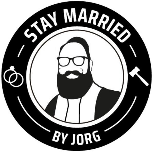Stay Married by Jorg - Logo trouwambtenaar met snor - Unieke huwelijksceremonies